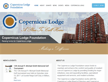 Tablet Screenshot of copernicuslodgefoundation.com